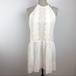 American Eagle Crochet Lace Open Back Sun Dress